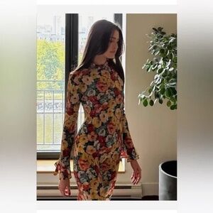 Doen Musetta Dress in Poppy Meadow, Size XS